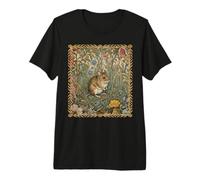 Cottagecore botanico Carino Vintage Topo Campo Maglietta Premium