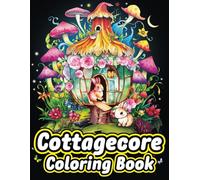 Cottagecore Coloring Book: A Coloring Journey Through Enchanting Forests and Quaint Villages