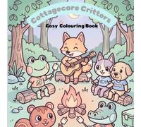 Cottagecore Critters: Cosy Colouring book