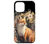 Cottagecore Cute Floral Red Fox Aesthetic Donne Ragazze Custodia per iPhone 12 Pro Max