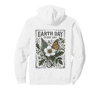 Cottagecore Earth Day Every Day Botanico Felpa con Cappuccio