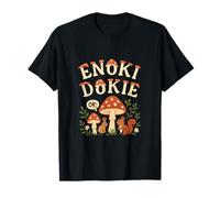 Cottagecore Enoki Dokie Funghi Foresta Whimsy Maglietta