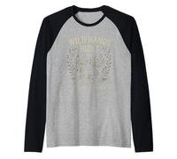 Cottagecore Farmers Market Venditore accogliente Giardino rustico Maglia con Maniche Raglan