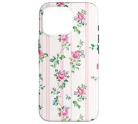 Cottagecore Floral Charm Romantic Pink Roses Custodia per iPhone 16 Pro