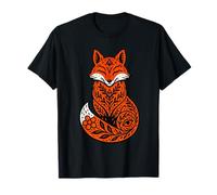 Cottagecore Floral Fox Folk, Arte, Natura Bosco Animale Boh Maglietta