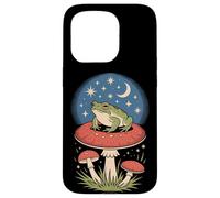 Cottagecore Frog Moon - Estetica della natura stravagante Custodia per iPhone 15 Pro