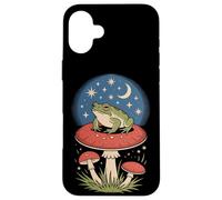 Cottagecore Frog Moon - Estetica della natura stravagante Custodia per iPhone 16 Plus