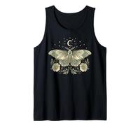 Cottagecore Goblincore Moth & Moon Phases with Flowers Canotta