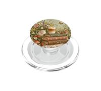 Cottagecore Lettura Libri Caffè Fiore di Campi Giardiniere Insegn PopSockets PopGrip per MagSafe