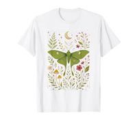 Cottagecore Lunar Moth Butterfly Botanical Witchy Forestcore Maglietta