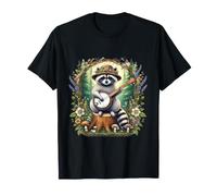 Cottagecore - Maglia estetica con Procione Che Gioca a Banjo Maglietta