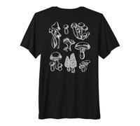 Cottagecore Mushroom - Vintage Illustration Aesthetics Maglietta Premium