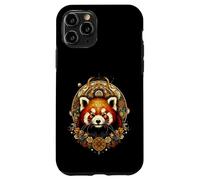 Cottagecore - Panda rosso con mandala floreale bohémien Custodia per iPhone 11 Pro