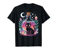 Cottagecore Pastel Goth Kawaii Anime Ragazze Donne Gatto Maglietta