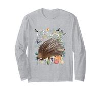 Cottagecore Porcupine Halloween Summerween Acquerello Maglia a Manica