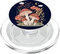 Cottagecore - Simpatico fungo rana grafica floreale per donne e ragazze PopSockets PopGrip per MagSafe