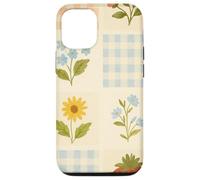 Cottagecore - Trapunta con stampa floreale, stile boho, patchwork Custodia per iPhone 12/12 Pro