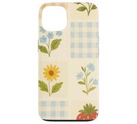 Cottagecore - Trapunta con stampa floreale, stile boho, patchwork Custodia per iPhone 13