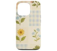 Cottagecore - Trapunta con stampa floreale, stile boho, patchwork Custodia per iPhone 13 Pro