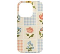 Cottagecore - Trapunta con stampa floreale, stile boho, patchwork Custodia per iPhone 14 Pro