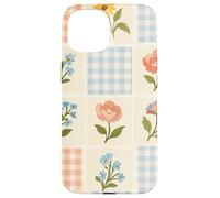 Cottagecore - Trapunta con stampa floreale, stile boho, patchwork Custodia per iPhone 15