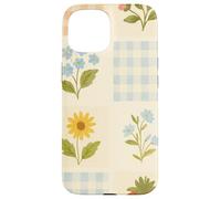 Cottagecore - Trapunta con stampa floreale, stile boho, patchwork Custodia per iPhone 15