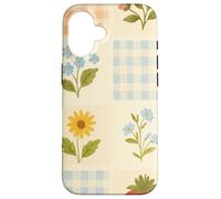 Cottagecore - Trapunta con stampa floreale, stile boho, patchwork Custodia per iPhone 16