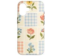 Cottagecore - Trapunta con stampa floreale, stile boho, patchwork Custodia per iPhone 16
