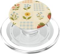 Cottagecore - Trapunta con stampa floreale, stile boho, patchwork PopSockets PopGrip per MagSafe