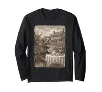 Cottagecore Vittoriano Vintage Armadillo High Tea Maglia a Manica