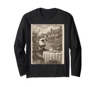 Cottagecore Vittoriano Vintage Eagle High Tea Maglia a Manica