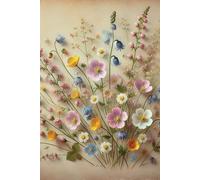 Cottagecore Wildflower 12 Notebook: Rustic Floral Journal with Vintage Charm. Perfect for daily notes, sketches and organizing your thoughts.