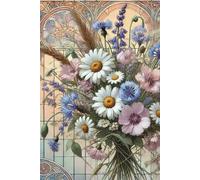 Cottagecore Wildflower 26 Retro Notebook: Rustic Floral Journal for Girls. A Touch of Cute Vintage Charm. Notes Inspired by Art Nouveau. Perfect for Gifts.