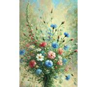 Cottagecore Wildflower 30 Retro Notebook: Rustic Floral Journal for Women and Girls. A Touch of Cute Vintage Charm. Inspired by Impressionism. Perfect for Gifts.