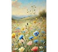 Cottagecore Wildflower 32 Retro Notebook: Rustic Floral Journal for Women and Girls. A Touch of Cute Vintage Charm. Inspired by Impressionism. Perfect for Gifts.
