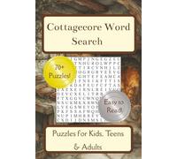 Cottagecore Word Search: Cozy & Whimsical Puzzles Inspired by Nature, Magic, and Simple Living | Gift for Holidays, Vacations and Free Time