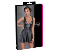 Cottelli - abito plissettato con cintura (nero) - L