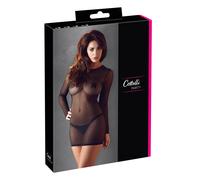 Abito trasparente a maniche lunghe Cottelli (nero) - M