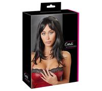 Cottelli ACCESSOIRES Parrucca nera con capelli lunghi e lisci
