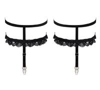 Cottelli Accessoires Suspender Giarrettiera Rosso L/XL
