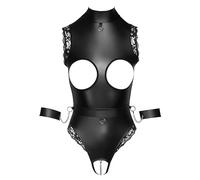 Cottelli BONDAGE Crotchless Body Modellante, Nero, M Donna