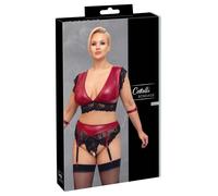 Cottelli Bralette E Highwaist-String Con Reggicalze E Braccio IN Eleganti