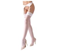 Calze al ginocchio con pizzo trasparenti di Cottelli (bianche) - 5/XXL