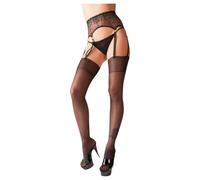 Collant Seta Trasparente 20DEN con Reggicalze Cottelli (Nero) - 4(L)