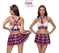 Cottelli Collection School Uniform Costume, Fantasia Erotica per Giochi di Ruolo