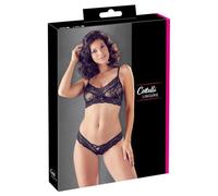 Cottelli Collection Sexy 2 pezzi Lace Bra Set - Nero -