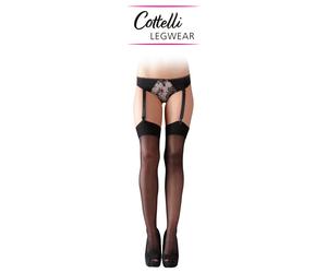 Cottelli Collection Sexy Classic Socks Stockings for Suspenders Calze Preformate