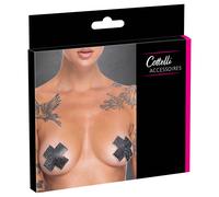 Cottelli - coprip capezzoli X con strass - nero