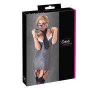 Costume da segretaria a righe della Cottelli - XL