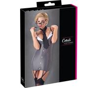 Costume da segretaria a righe della Cottelli - XL